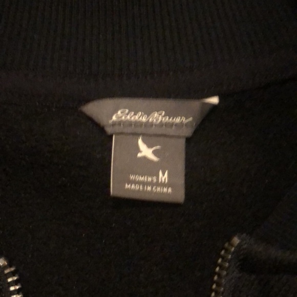 Eddie Bauer Women's Medium Black Zip Up Jacket - Picture 2 of 5